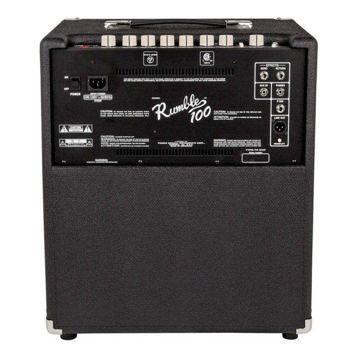 Fender Rumble™ 100 (V3), 100W, Black/Silver