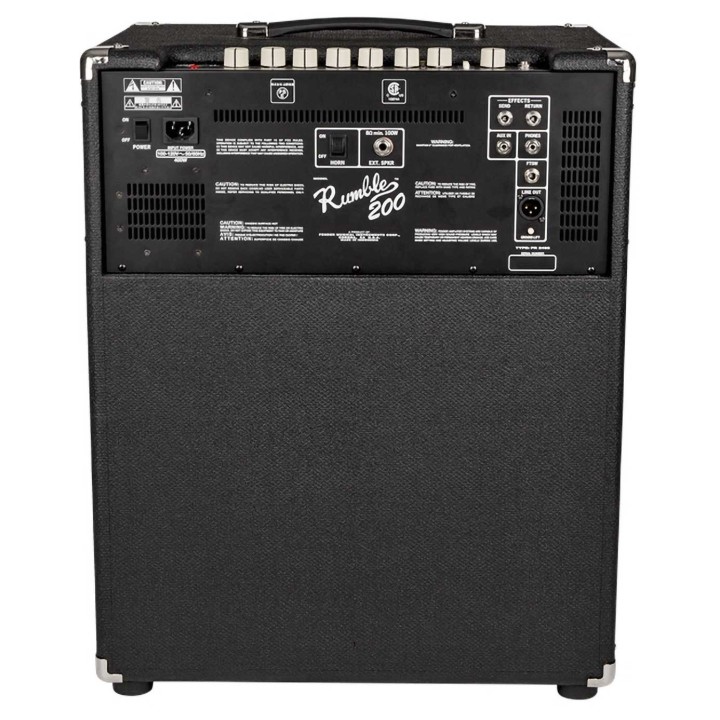 Fender Rumble™ 200 (V3), 200W, Black/Silver