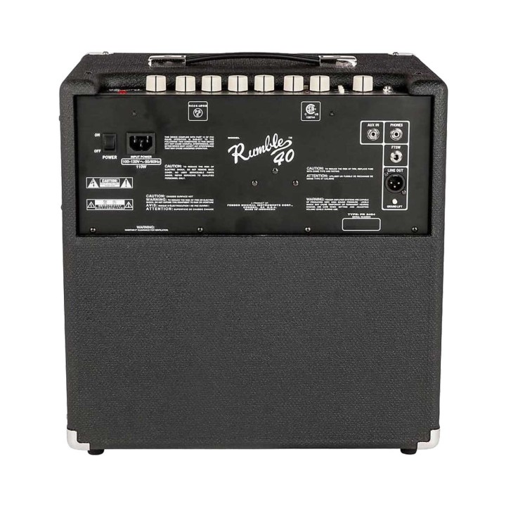 Fender Rumble™ 40 (V3), Black/Silver