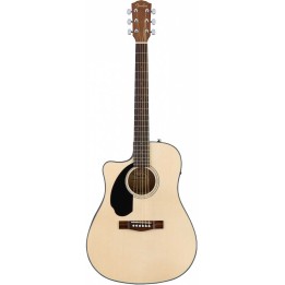 Fender CD-60SCE Dread LH, Walnut Fingerboard, Natural