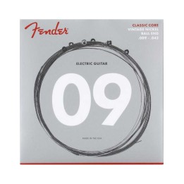Fender 155L Classic Core Vintage Nickel Ball End Electric Guitar Strings -.009-.042 Light