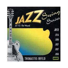 Thomastik JS112, 676.727 Strings For Electric Guitar Jazz Swing Series Nickel Flat Wound