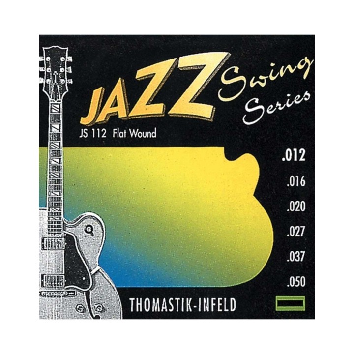 Thomastik JS112, 676.727 Strings For Electric Guitar Jazz Swing Series Nickel Flat Wound