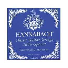 Hannabach 652.537 Classical Guitar Strings Series Set 815 High Tension Silver Special, Sentence high