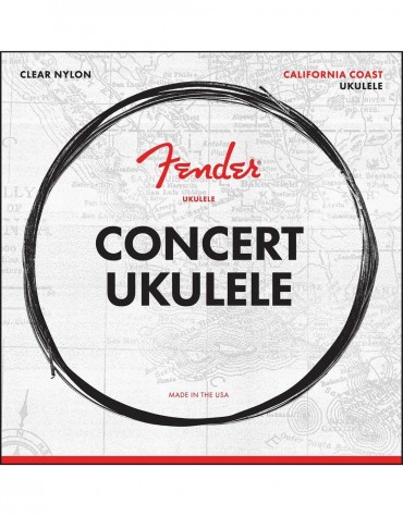 Fender California Coast Concert Ukulele Strings