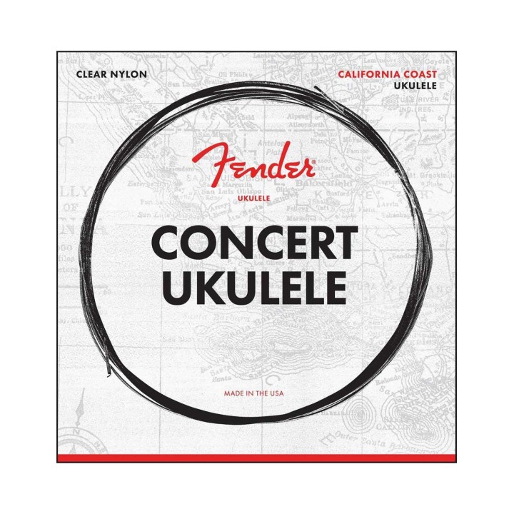 Fender California Coast Concert Ukulele Strings