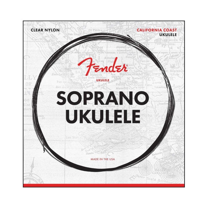 Fender California Coast Soprano Ukulele Strings