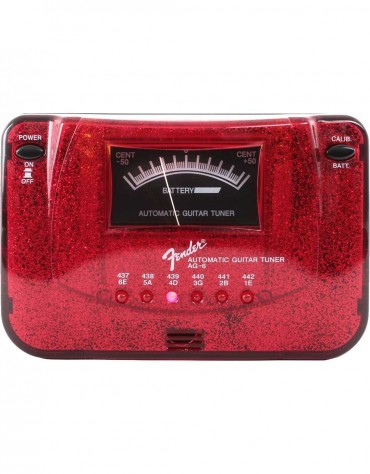 Fender AG-6 Sparkle Tone Tuner, Red