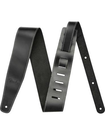 Fender Broken-In Leather Strap, 2.5", Black