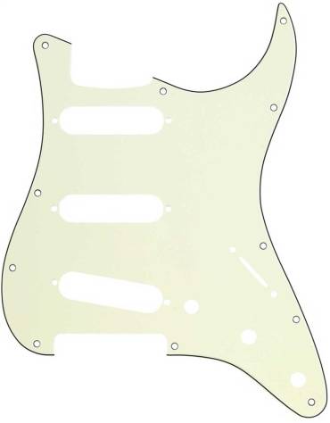 Fender 11-Hole Modern-Style Stratocaster® S/S/S Pickguard, Mint Green