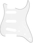Fender 11-Hole Modern-Style Stratocaster® S/S/S Pickguard, Parchment