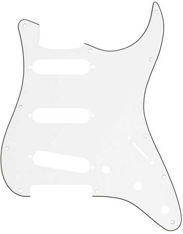 Fender 11-Hole Modern-Style Stratocaster® S/S/S Pickguard, Parchment