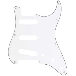 Fender 11-Hole Modern-Style Stratocaster® S/S/S Pickguard, White