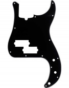 Fender 13-Hole Multi-Ply Modern-Style Precision Bass® Pickguard, 3-Ply (Black)