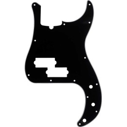 Fender 13-Hole Multi-Ply Modern-Style Precision Bass® Pickguard, 3-Ply (Black)