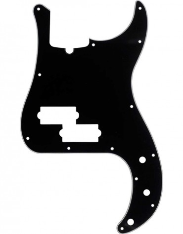 Fender 13-Hole Multi-Ply Modern-Style Precision Bass® Pickguard, 3-Ply (Black)