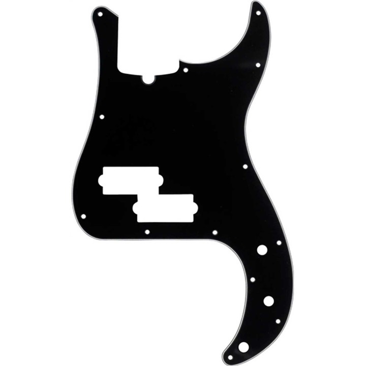 Fender 13-Hole Multi-Ply Modern-Style Precision Bass® Pickguard, 3-Ply (Black)