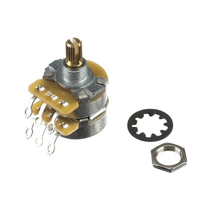 Fender Dual 500k/250k Split Shaft Pot