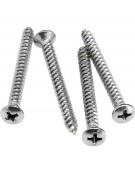 Fender Neck Mounting Screws (4) (Chrome)