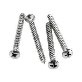 Fender Neck Mounting Screws (4) (Chrome)