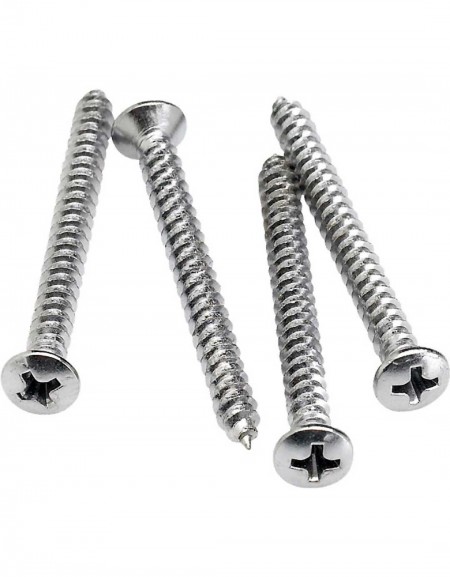Fender Neck Mounting Screws (4) (Chrome)