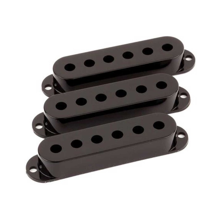 Fender Pickup Covers, Stratocaster® Black (3)