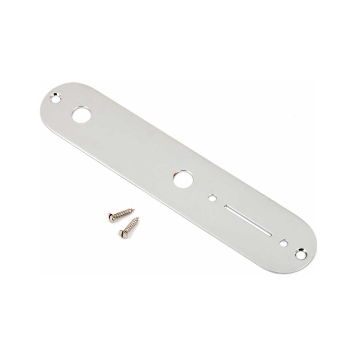 Fender Vintage Telecaster® Control Plate, 2-Hole (Chrome)