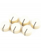 Fender White Amp Knobs (6)