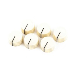 Fender White Amp Knobs (6)