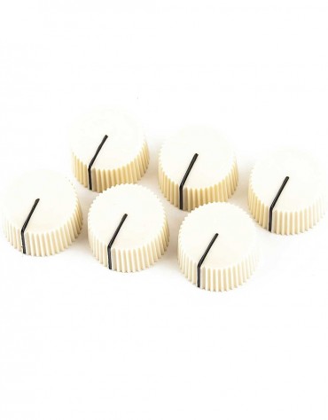 Fender White Amp Knobs (6)