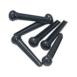 Gewa 555.001 Bridgepin Fire & Stone, without a point, black
