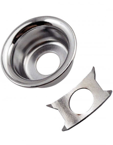 Squier Telecaster Chrome Input Jack Cup With Body Retainer