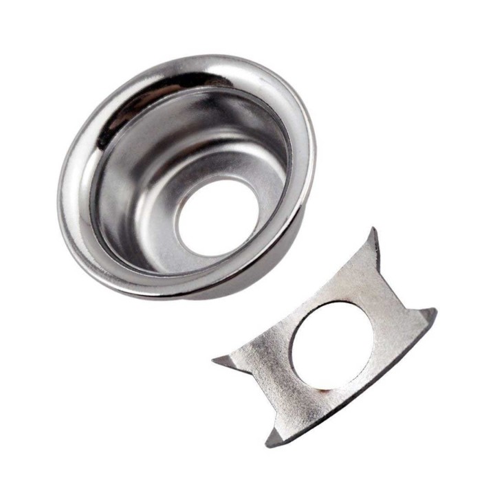 Squier Telecaster Chrome Input Jack Cup With Body Retainer