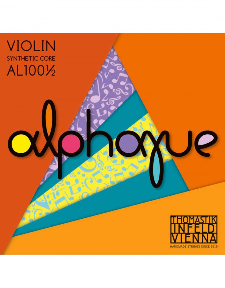 Thomastik 633.449, AL100 1/2, Medium Tension Violin Strings