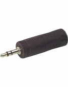 Gewa Adapter 191.602, 6.3 mm jack stereo - 3.5 mm stereo jack