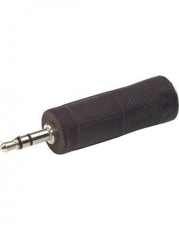 Gewa Adapter 191.602, 6.3 mm jack stereo - 3.5 mm stereo jack
