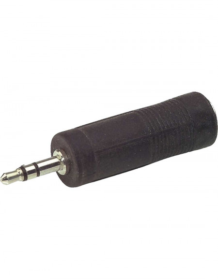 Gewa Adapter 191.602, 6.3 mm jack stereo - 3.5 mm stereo jack