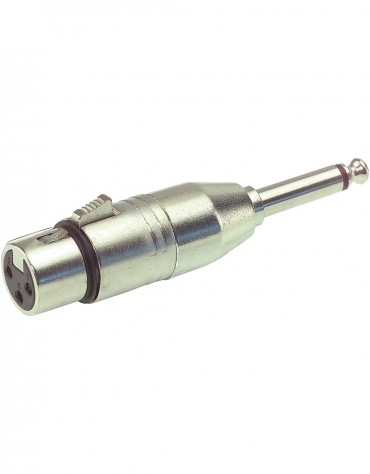 Gewa Adapter 191.609, XLR(f) - 6.3 mm mono-jack