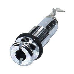 Gewa 943.185, Partsland Output Socket Endpin-Jack, Chrome Plated
