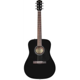 Fender CD-60 Dread V3 DS, Wlanut Fingerboard, Black
