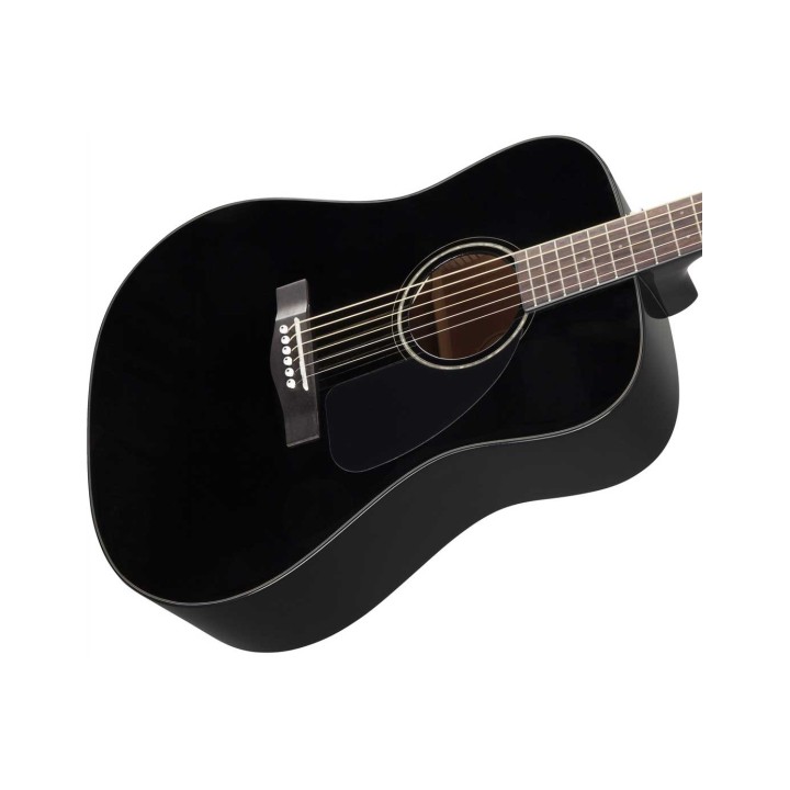 Fender CD-60 Dread V3 DS, Wlanut Fingerboard, Black