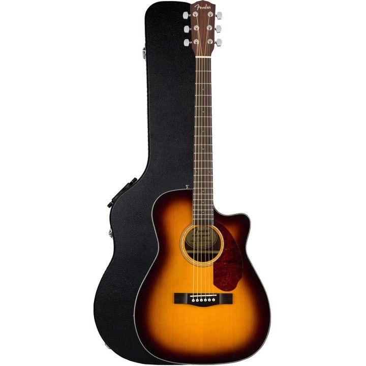 Fender CC-140SCE, Walnut Fingerboard, Sunburst, Includes Hardshell Case