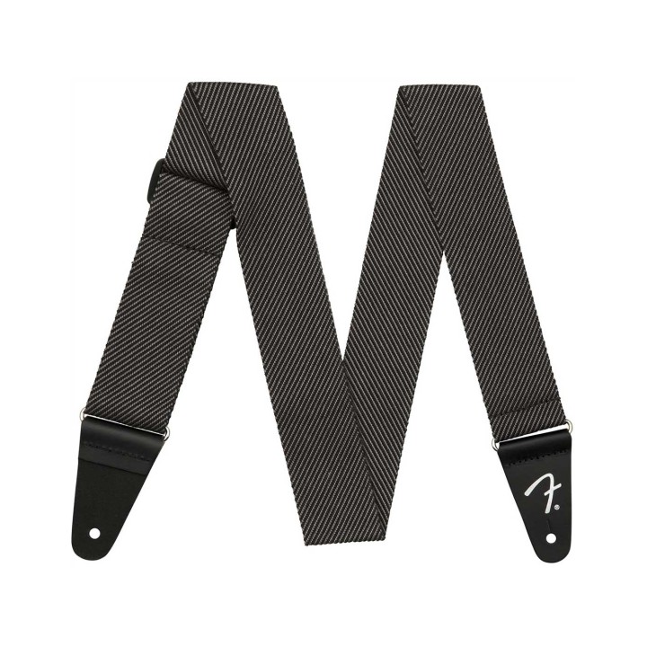 Fender 2" Modern Tweed Strap, Gray and Black
