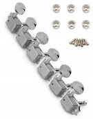 Fender Vintage-Style Strat®/Tele® Tuners with Bushings, Chrome (6)