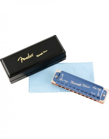 Fender® Midnight Blues Harmonica, Key - B FLAT