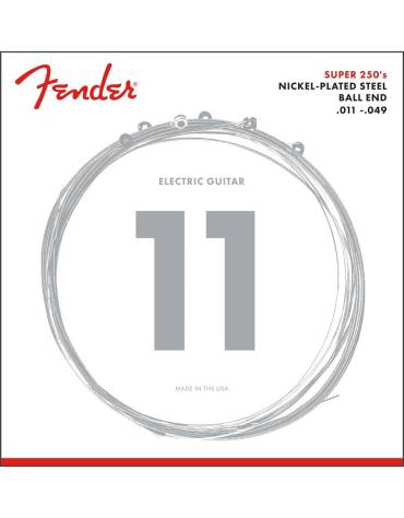 Fender Super 250's Nickel-Plated Steel Strings .011-.049