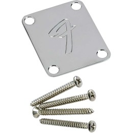 Fender 4-Bolt' 70s Vintage Style F Logo Neck Plate