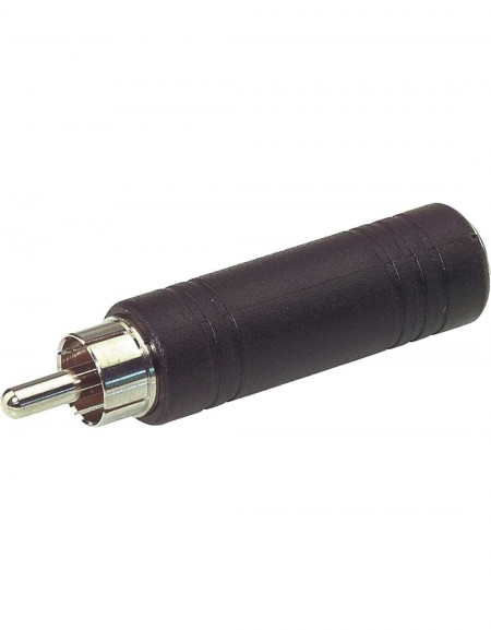 Gewa 191.606, 6,3 mm mono jack plug socket - cinch