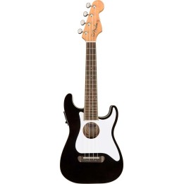 Fender Fullerton Strat® Uke, Concert, Walnut Fingerboard, Black