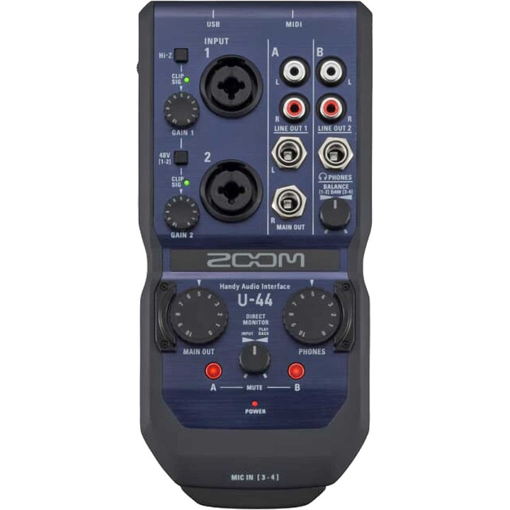 Zoom U-44, Handy Audio Interface